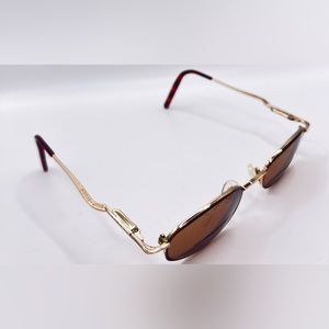 Vintage Top-Sider Sperry Tortoise Gold Oval Sunglasses Frames Only